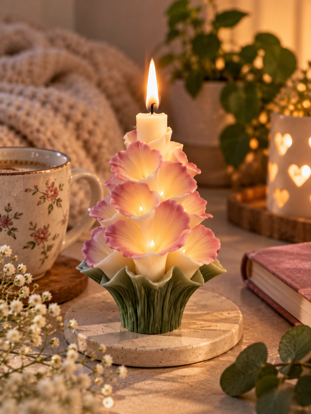 Handmade Christmas Candle