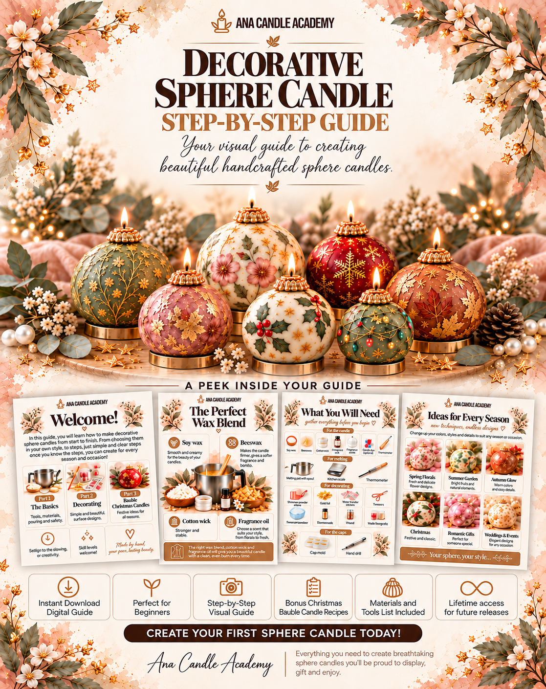 Decorative Sphere Candle Guide