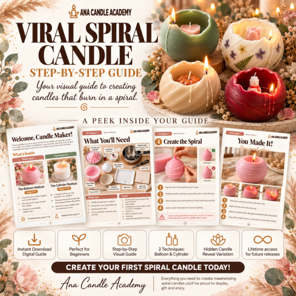 Viral Spiral Candle Guide - Master the art of spiral-burning candles 💫
